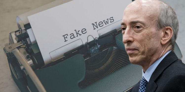 未命名設計 55 | 動區動趨-最具影響力的區塊鏈新聞媒體 SEC主席Gary Gensler請辭,查證是「假新聞」!源頭疑用ChatGPT生成