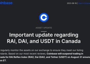 監管重壓！Coinbase暫停加拿大用戶USDT、DAI、RAI穩定幣交易