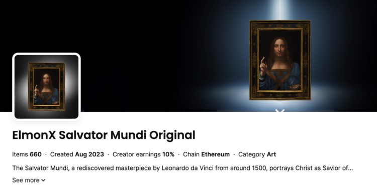 史上最貴名畫！達文西《救世主》發行NFT，660枚搶購一空
