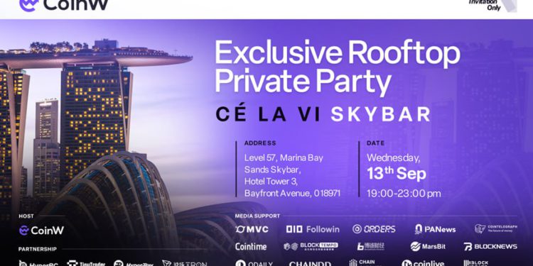 活動》CoinW 將作為白金贊助商出席「TOKEN2049 Singapore」