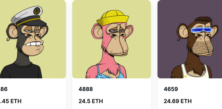 NFT猴子的一生》102枚無聊猿面臨清算，BAYC地板價創兩年新低