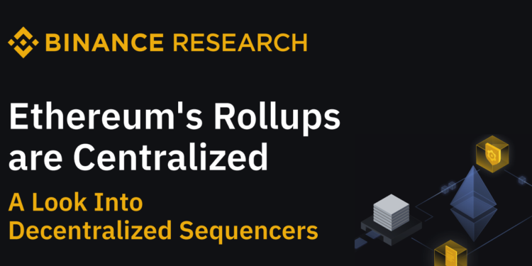 截圖 2023-08-29 下午11428 | 動區動趨-最具影響力的區塊鏈新聞媒體 幣安研報:Rollups過於中心化,深度解讀L2去中心化排序器