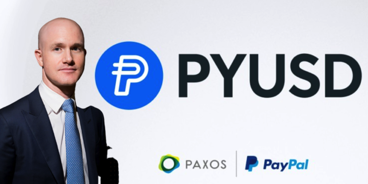 Coinbase上線Paypal穩定幣！PYUSD供給暴增60%，但市值僅四千萬鎂