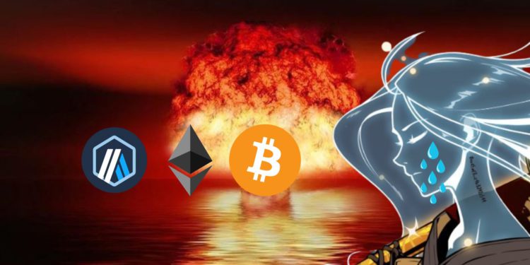 拿錢放煙火！巨鯨開100倍炒底，連續爆倉 14 次、蒸發43.2萬鎂