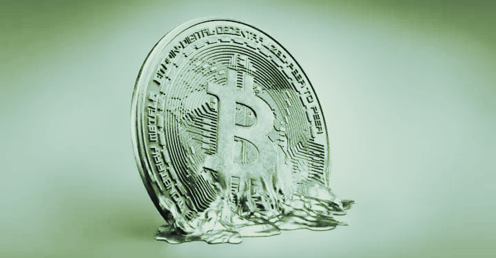 Melting-Bitcoin-720x450jpg | 動區動趨-最具影響力的區塊鏈新聞媒體 快訊》比特幣牛市喊卡!貝萊德現貨ETF被移出上市清單,BTC、ETH急跌