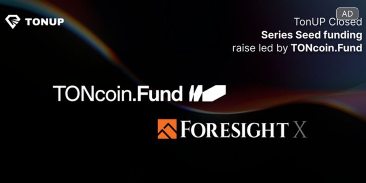 TONUP 231024 | 動區動趨-最具影響力的區塊鏈新聞媒體 TON生態launchpad平台》TonUP 完成由 TONCoin Fund 領投的種子輪融資