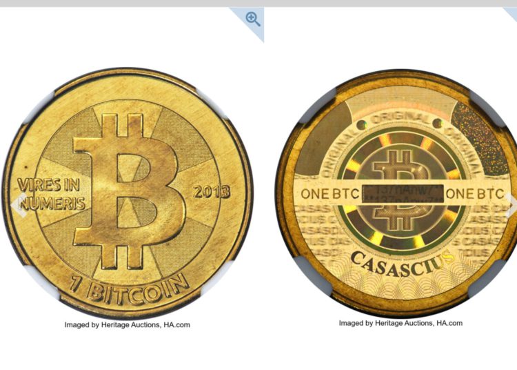 250枚「實體比特幣硬幣」拍出720萬美元！超OG BTC藏品Casascius史上首場拍賣 | 動區動趨-最具影響力的區塊鏈新聞媒體