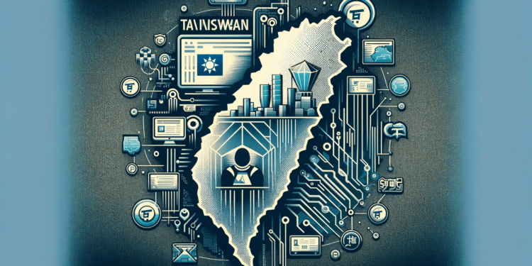 DALLE 2023-11-30 182256 - A digital composition with a 2_1 aspect ratio featuring elements related to a data breach in Taiwan The image should include a visually striking rep 1 | 動區動趨-最具影響力的區塊鏈新聞媒體 暗網外洩全台個資「含正副總統」,大學生只賣17美元遭刑事局逮捕