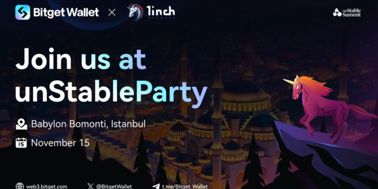 Bitget Wallet出席Devconnect Istanbul，聯合1inch主辦線下活動