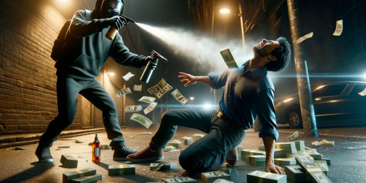 未命名設計 97 | 動區動趨-最具影響力的區塊鏈新聞媒體 辣椒水搶劫685萬台幣USDT!台中19歲主嫌囂張:一噴人就軟,作案最好用