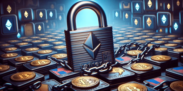 Tether配合美國OFAC制裁》凍結161個以太坊錢包！其中150個未持有USDT