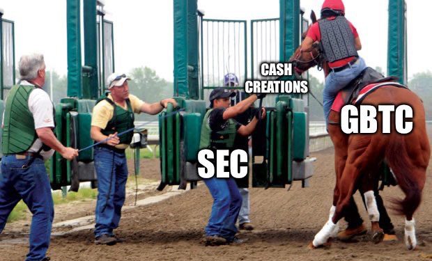 Grayscale | 動區動趨-最具影響力的區塊鏈新聞媒體 GBTC轉現貨來了?SEC指灰度改「現金贖回」,負溢價收至5.5%