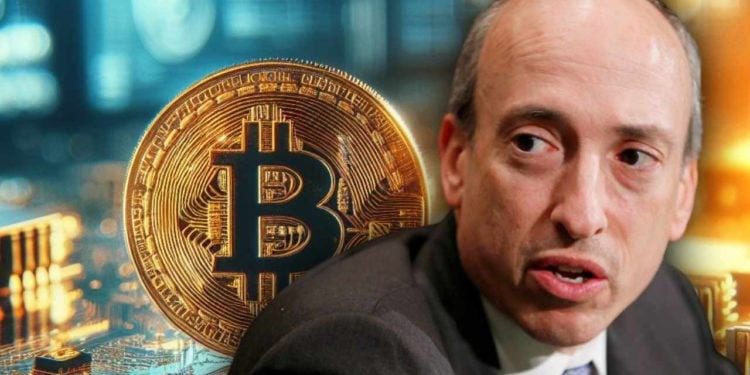 gensler-bitcoin-750x375 | 動區動趨-最具影響力的區塊鏈新聞媒體 比特幣現貨ETF過關徵兆?專家解讀SEC 延遲 Hashdex、富蘭克林坦伯頓申請決議