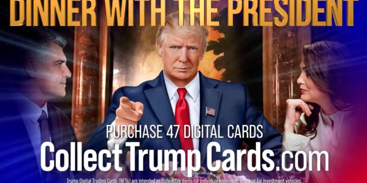 川普又發NFT！超狂賦能：送入獄時西裝、豪宅共進晚餐..售價99美元