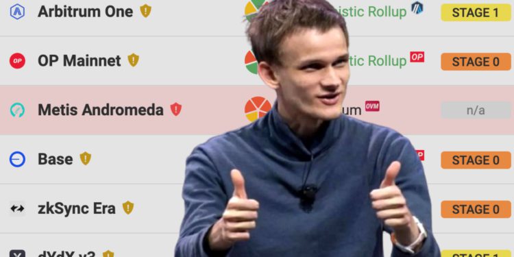 v神 | 動區動趨-最具影響力的區塊鏈新聞媒體 V神發文大讚Arbitrum「真正去中心化」,再提三大方案提升以太坊PoS效率