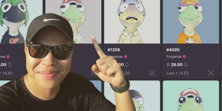 網紅聖結石也超愛入手15隻Froganas創新高達157 SOL24小時成交量飆破400萬鎂 | 動區動趨-最具影響力的區塊鏈新聞媒體 麻吉大哥、聖結石搶買Froganas!地板價漲破15 SOL,成Solana最熱NFT