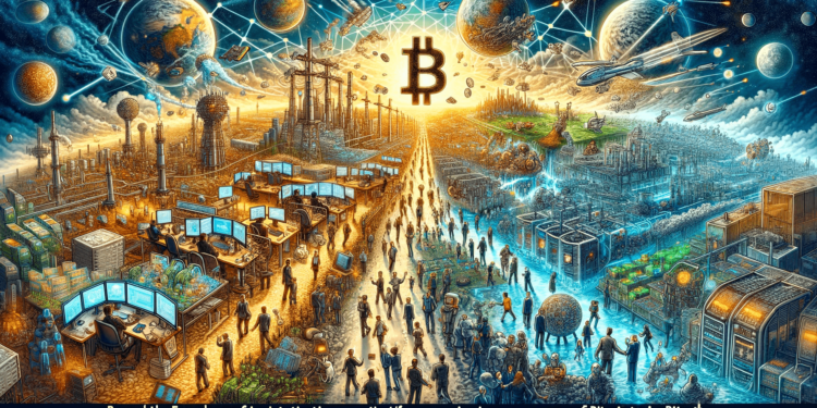 DALLE 2024-01-03 125121 - An illustrative representation of the title Beyond the FOMO Hype of Inscriptions An Overview of Bitcoins Long-Term Business in Ecosystem Infrastruc 1 | 動區動趨-最具影響力的區塊鏈新聞媒體 銘文FOMO熱潮之外,一文盤點比特幣的「長線生意」