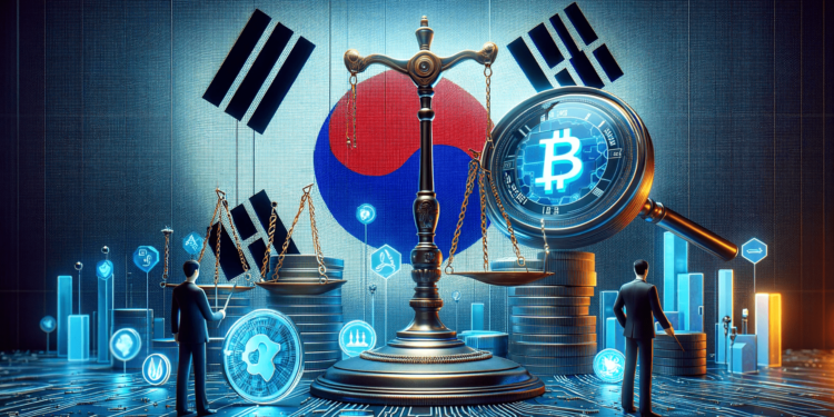 DALLE 2024-01-08 182305 - An image representing South Koreas major reform in virtual asset market regulation depicting the enforcement of the new Virtual Asset User Protecti 1 | 動區動趨-最具影響力的區塊鏈新聞媒體 遏止垃圾幣炒作!韓國將出台「虛擬貨幣上下架」指導方針
