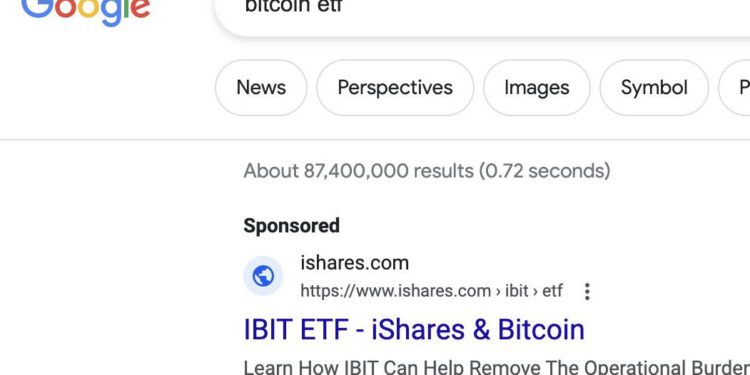 GFBuirpWUAAzU5R | 動區動趨-最具影響力的區塊鏈新聞媒體 Google放行「比特幣現貨ETF廣告」!貝萊德、富達、灰度已投放,台灣不在範圍內