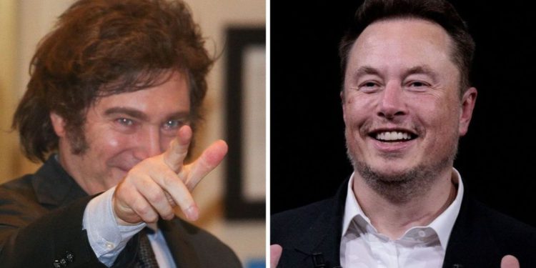 javier-milei-and-elon-musk-1714723 | 動區動趨-最具影響力的區塊鏈新聞媒體 馬斯克叫好!阿根廷「比特幣狂粉」總統激情演講:國家不該成為自由市場之敵