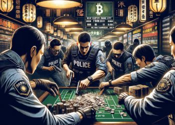 虛擬貨幣OTC店面藏賭場！新北警方抓14名賭客，意外搜出市價400多萬K他命