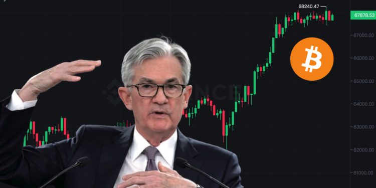 比特幣衝破6.8萬！Fed利率連五凍，鮑爾放鴿「今年降息3次」美股再創歷史新高