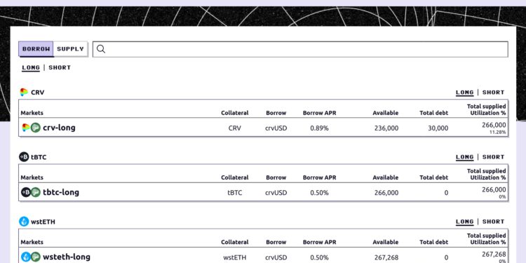 | 動區動趨-最具影響力的區塊鏈新聞媒體 Curve無許可借貸市場Curve Lend測試版上線!運作機制是什麼?