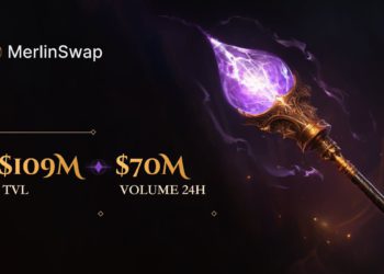 MerlinSwap募資近「5億美元」刷新IDO紀錄！24小時TVL超1億鎂、交易量7千萬鎂