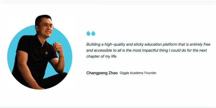 CZ人生新篇章》推出「Giggle Academy」革新全球教育、引入NFT邊學邊賺，但不發幣