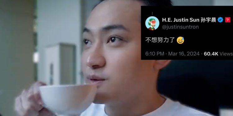 賺太多？孫宇晨喊「不想努力了」！爽賺1,725萬鎂 ether.fi 空投、$BOME 疑似再上車