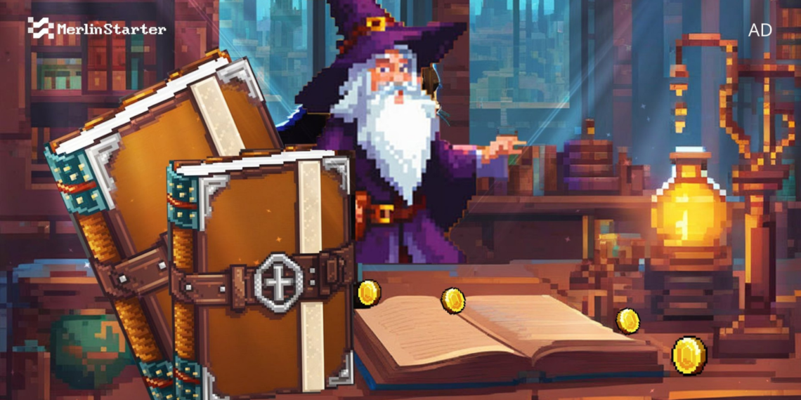 MerlinStarter推出官方Passcard資産「梅林魔法書」，超3萬筆轉帳互動搶白名單