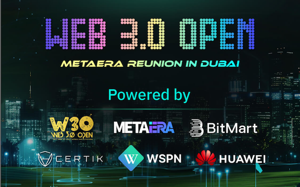 《Web 3.0 Open – Meta Era Reunion in Dubai 高峰會，暢想杜拜數位經濟新可能