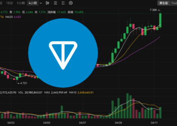 TON衝破7.3鎂再歷史新高！市值穩坐第9大緊追狗狗幣DOGE