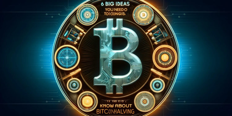 DALLE 2024-04-02 111324 - An image representing the concept of Bitcoin halving with a futuristic digital theme The image should include a prominent Bitcoin logo numerical rep 2 | 動區動趨-最具影響力的區塊鏈新聞媒體 比特幣減半倒數,你必知的6個大局觀