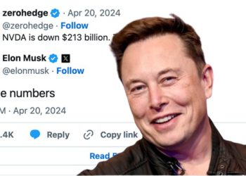 輝達市值一天蒸發2000億鎂！馬斯克冷嘲：這樣就嚇到還太嫩了…