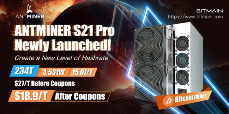 史上最強！比特大陸發佈ANTMINER S21 Pro新礦機，減半後挖礦收益如何？