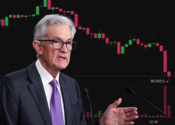 通膨高掛，憂Fed鮑爾今晚唱鷹！比特幣跌破5.7萬創兩個月最低、美股四大指數跳水