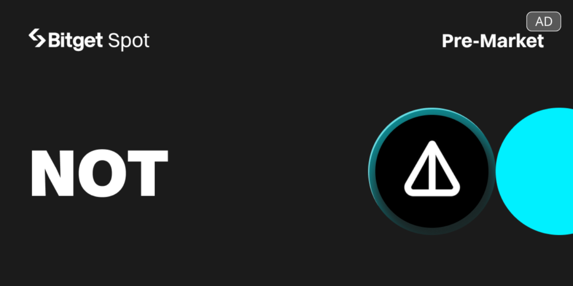 Bitget盤前交易新上架：Telegram 遊戲代幣 “ NotCoin (NOT) ”