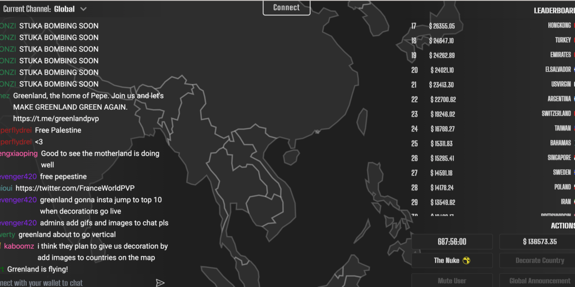一個鏈遊引爆中港台主權爭議，Base鏈新遊戲「World PvP」的騷操作