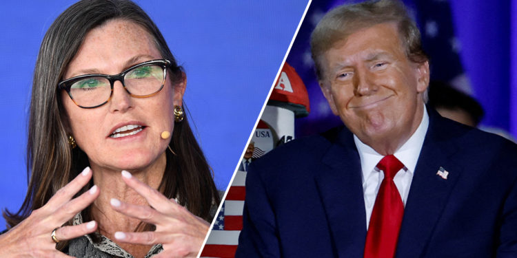 | 動區動趨-最具影響力的區塊鏈新聞媒體 女股神Cathie Wood:支持川普當美國總統,執政期間經濟史上最好