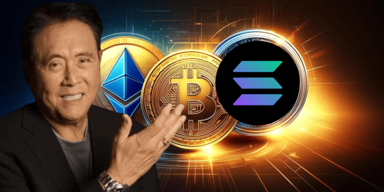 富爸爸喊：比特幣8/25將衝上35萬美元！快買BTC、ETH還有Solana