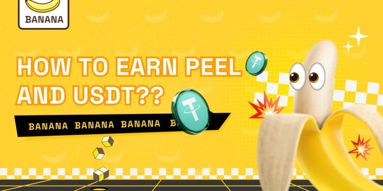 一魚三吃零擼教學》Steam爆紅遊戲「Banana」搬到 TG：賺$Peels、抽500U稀有香蕉、埋伏$CARV空投