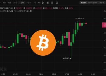 拜登退選》比特幣插針跌破6.6萬後「急彈衝高」68,500美元、以太坊突破3550