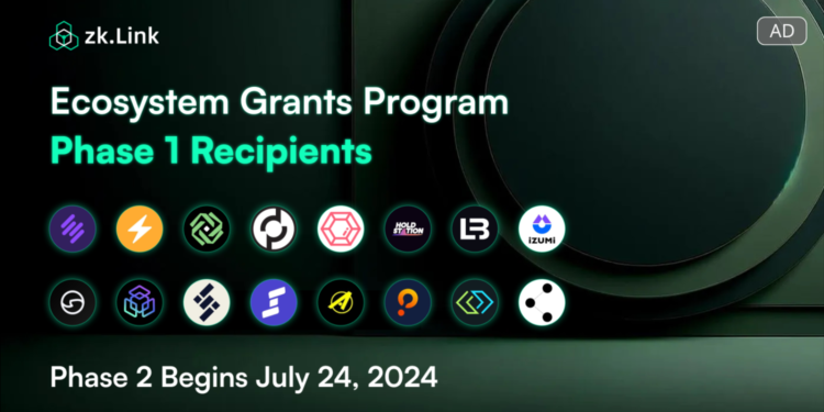zkLink公布第一階段「生態開發者資助計劃」獲選名單，為DeFi聚合未來鋪路
