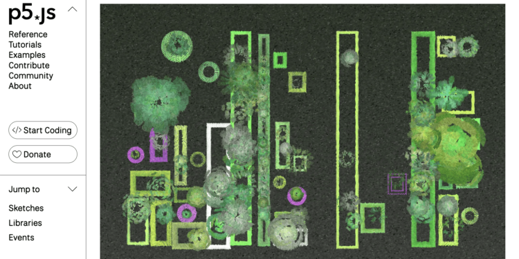台灣之光！生成式藝術家黃新、陳建中、Zaron Chen作品登上 p5.js 首頁