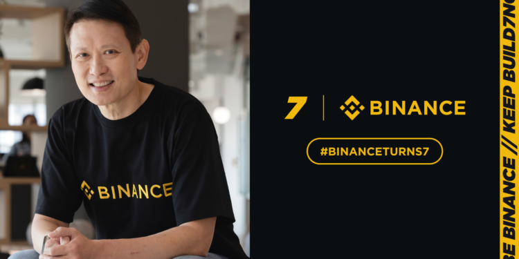 Binance七週年生日快樂，幣安執行長：持續引領加密產業金融創新