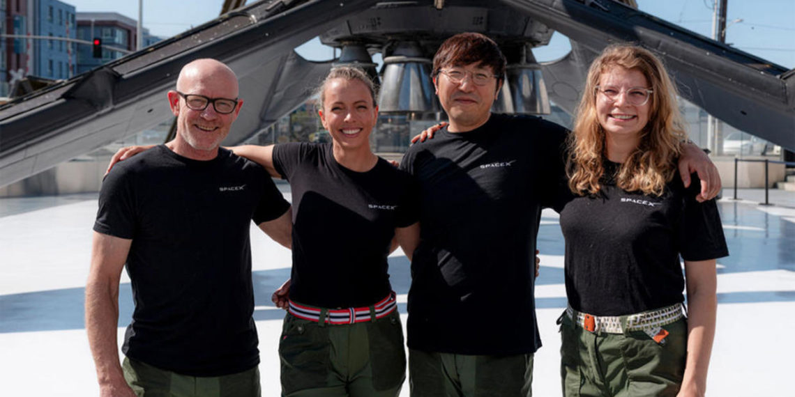 081224-fram2-crew | 動區動趨-最具影響力的區塊鏈新聞媒體 SpaceX將執行「人類首次」載人極地太空任務,F2Pool礦池共同創辦人任指揮官