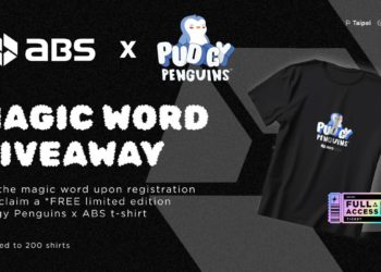 胖企鵝Pudgy Penguins聯名ABS！入場前200位可獲得「MadeInTaiwan」限量T-Shirt