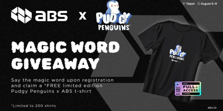 GUD8Fxoa0AAlz5s | 動區動趨-最具影響力的區塊鏈新聞媒體 胖企鵝Pudgy Penguins聯名ABS!入場前200位可獲得「MadeInTaiwan」限量T-Shirt