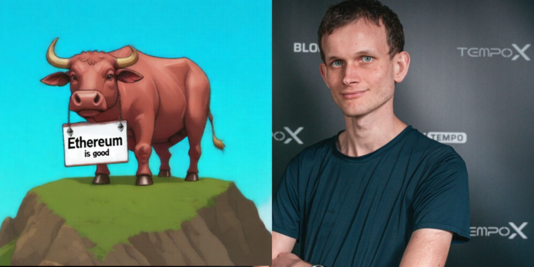 vitalik bullpost | 動區動趨-最具影響力的區塊鏈新聞媒體 V神罕見發梗圖:「以太坊就是讚」,自嘲寫深度文都沒人看…